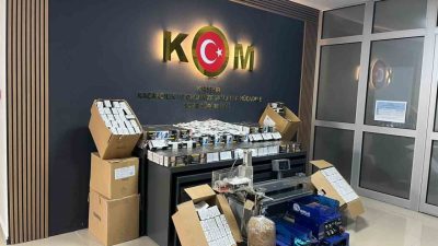 Kırşehir’de polis ekipleri tarafından yapılan kaçak tütün operasyonunda 142 bin