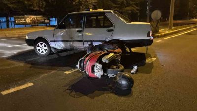 Kütahya’nın Tavşanlı ilçesinde otomobil ile motosikletin çarpışması sonucu 1 kişi