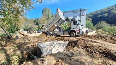 DÜZCE (İHA) – Düzce İl Özel İdaresi, Cumayeri’ne bağlı Dokuzdeğirmen