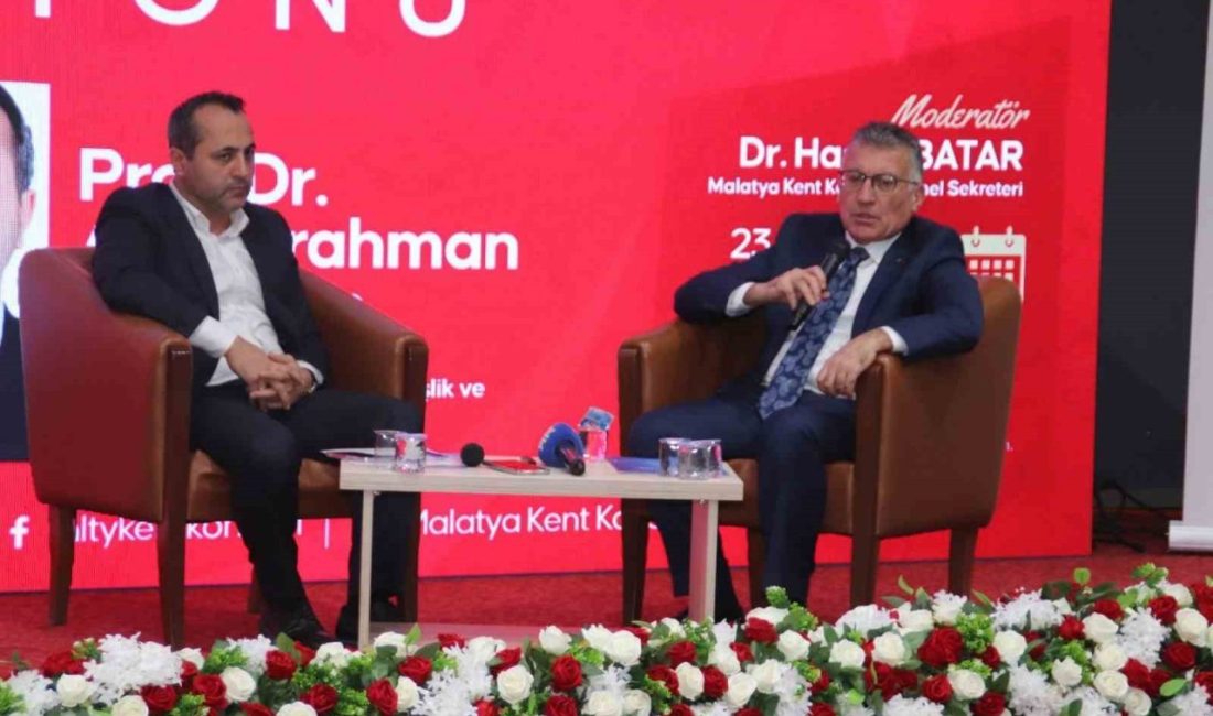 Malatya’da 12. Malatya Kitap Fuarı kapsamında düzenlenen “Jeopolitik Önemi Bakımından