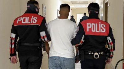 Manisa’nın Şehzadeler ilçesinde polis ekiplerince yakalanan 17 yaşındaki şüphelinin, 65