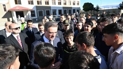 Erzurum Valisi Aydın Baruş, Atatürk Mesleki ve Teknik Anadolu Lisesini