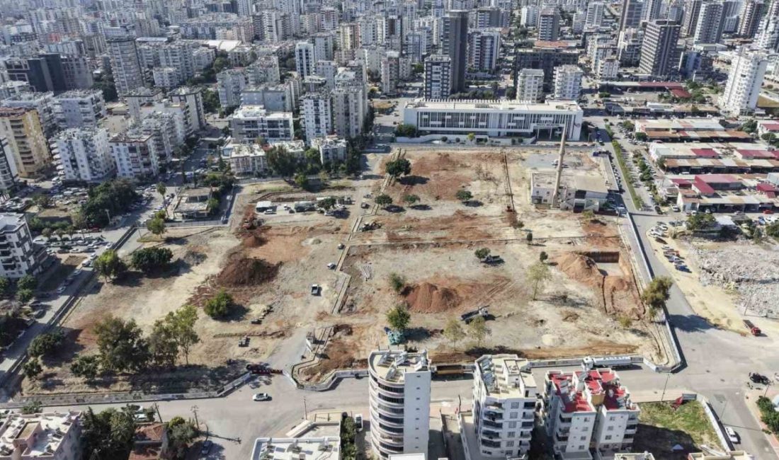 Mersin Büyükşehir Belediyesi tarafından 38 bin metrekarelik alanda hayata geçirilecek