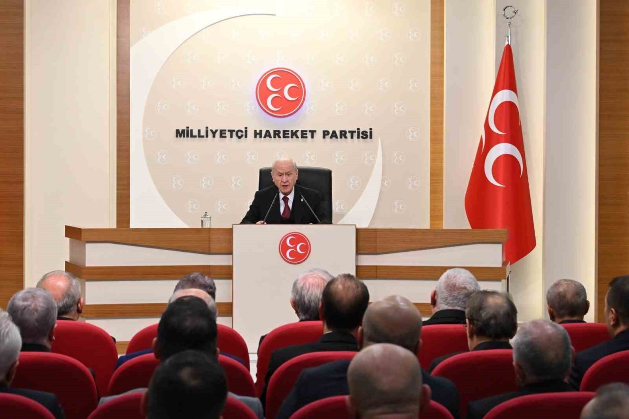 Milliyetçi Hareket Partisi (MHP) Genel Başkanı Devlet Bahçeli başkanlığında, parti
