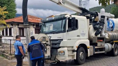 Muğla genelinde etkili olan yağışların ardından Büyükşehir Belediyesi ve MUSKİ