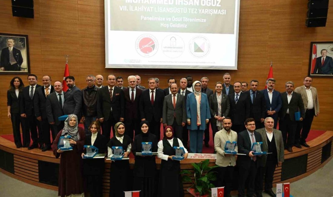 Kastamonu Üniversitesinde düzenlenen Muhammed İhsan Oğuz 7. İlahiyat Lisansüstü Tez