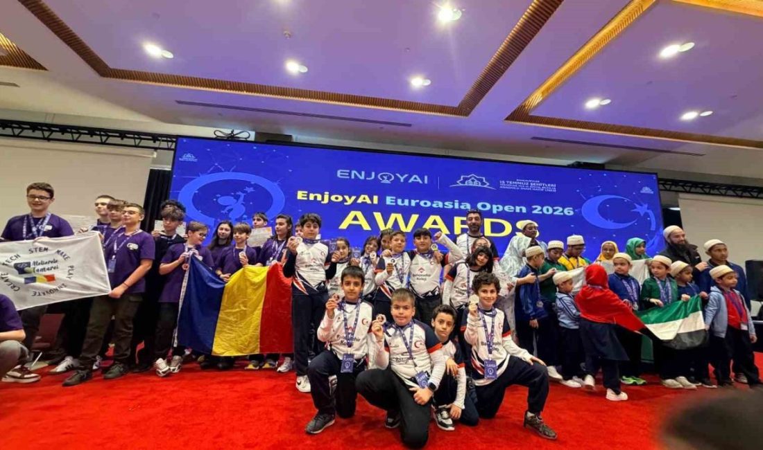 İstanbul’da düzenlenen EnjoyAI Avrasya 2026 Uluslararası Robotik Yarışması’nda Muş Bahçeşehir