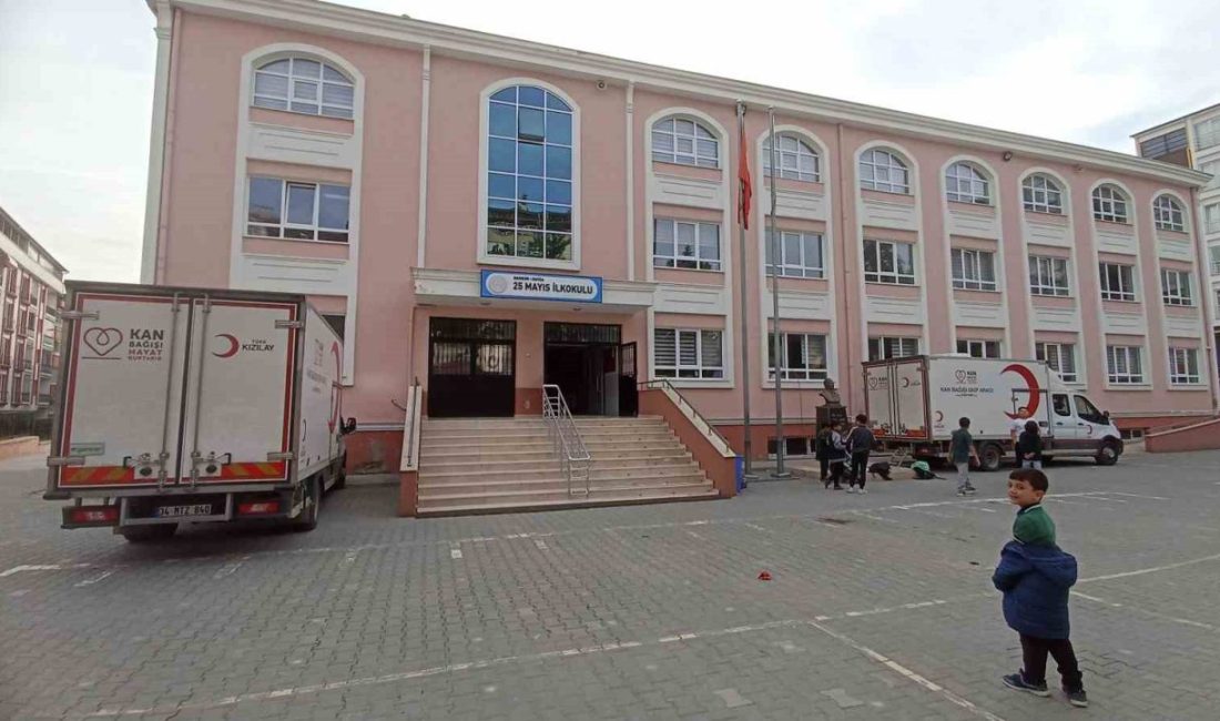 Samsun’un Havza ilçesinde Türk Kızılay ile 25 Mayıs İlkokulu iş