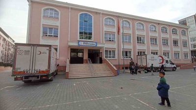 Samsun’un Havza ilçesinde Türk Kızılay ile 25 Mayıs İlkokulu iş