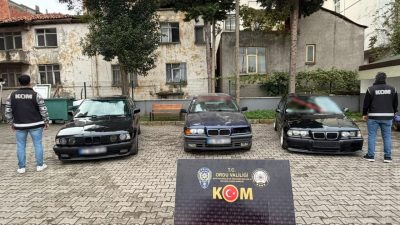 Ordu’nun Ünye ilçesinde, araçların şasi numaralarını değiştirerek piyasaya sürdüğü tespit