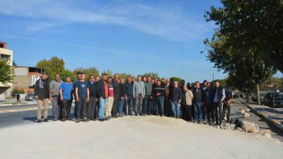 Aydın Germencik’te bulanan Ortaklar Sanayi Sitesi’nin giriş yollarının kapatılacak olmasına