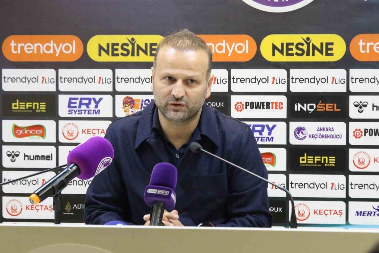Ankara Keçiörengücü Teknik Direktörü Osman Zeki Korkmaz, Bursaspor müsabakasının ardından,
