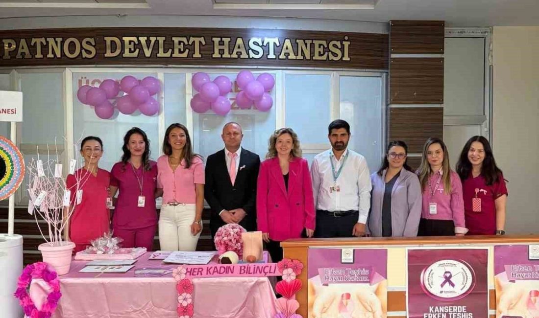 Patnos Devlet Hastanesinde, 15 Ekim Dünya Meme Sağlığı Günü kapsamında
