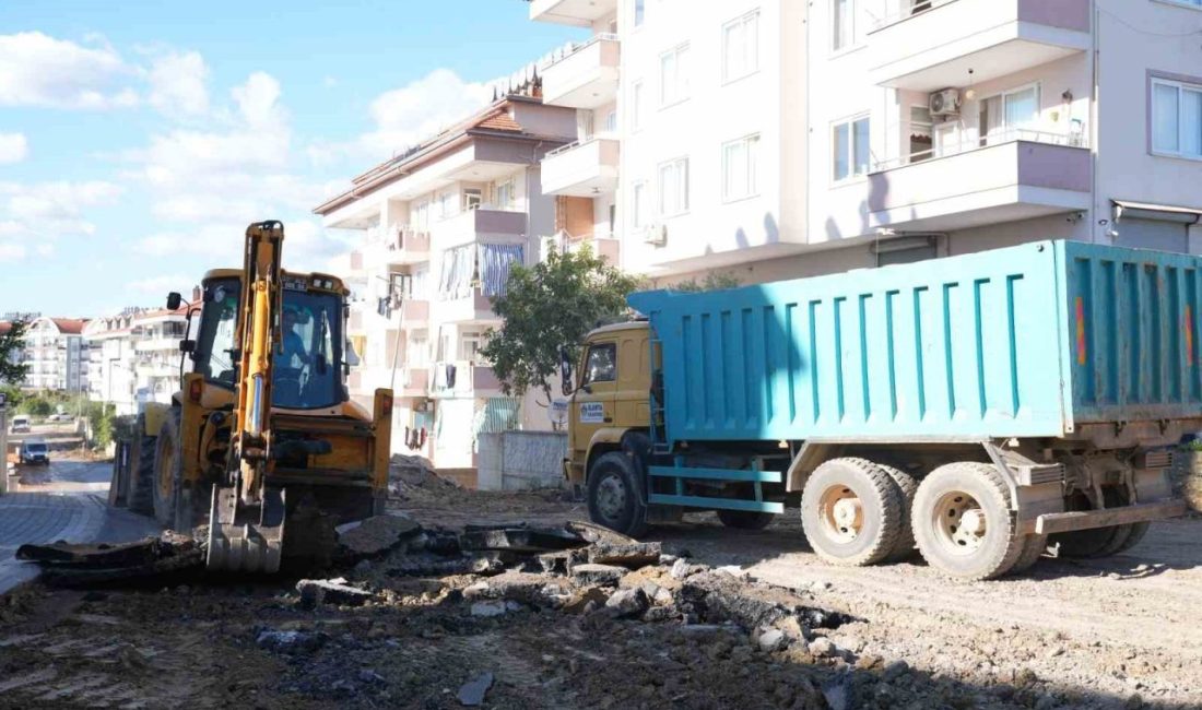 Alanya Belediyesi, Payallar Mahallesi’nde ulaşım ağını yenilemek için sıcak asfalt