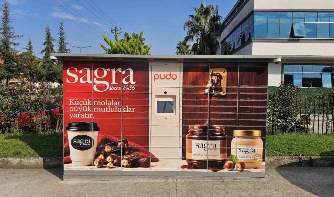 Sagra 1936 mağazalarında hayata geçen PUDO akıllı cihazları, kargo gönderi