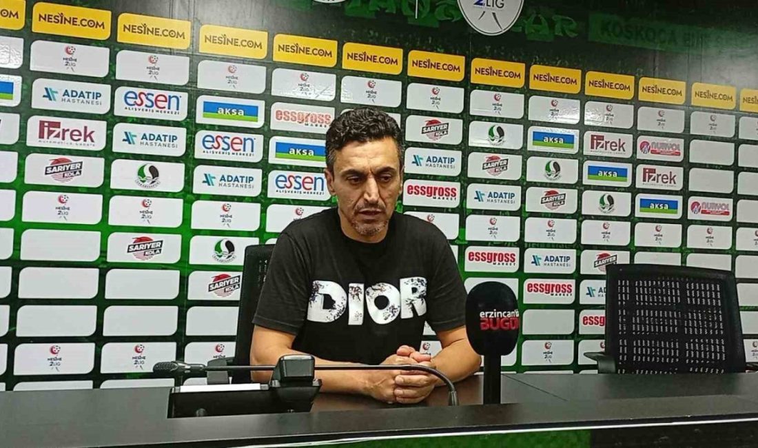 Sakaryaspor’un sahasında karşılaştığı Erzincanspor’a 3-1 mağlup olduğu maçın ardından düzenlenen