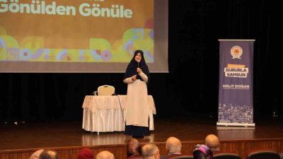 Samsun’un Vezirköprü ilçesinde yazar ve aile danışmanı Saliha Erdim, “Gönülden