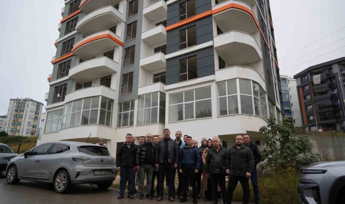 Samsun’da bir konut projesinden ev satın alan yaklaşık 80 aile,