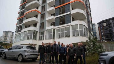 Samsun’da bir konut projesinden ev satın alan yaklaşık 80 aile,