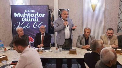 SAMSUN (İHA) – Samsun’un Canik Belediye Başkanı İbrahim Sandıkçı, muhtarlarla