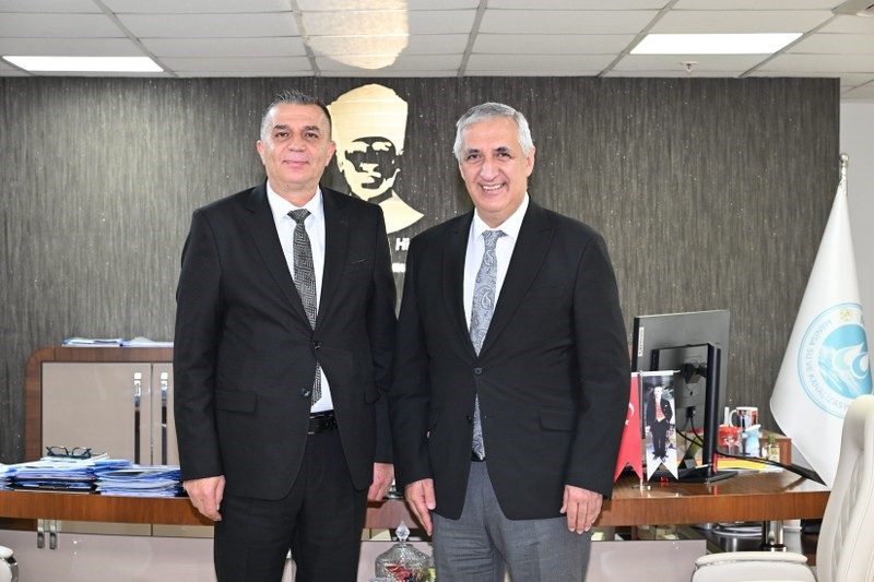 Şehzadeler Belediye Başkanı Hakan Şimşek, MASKİ Genel Müdürü Ali Kılıç’ı