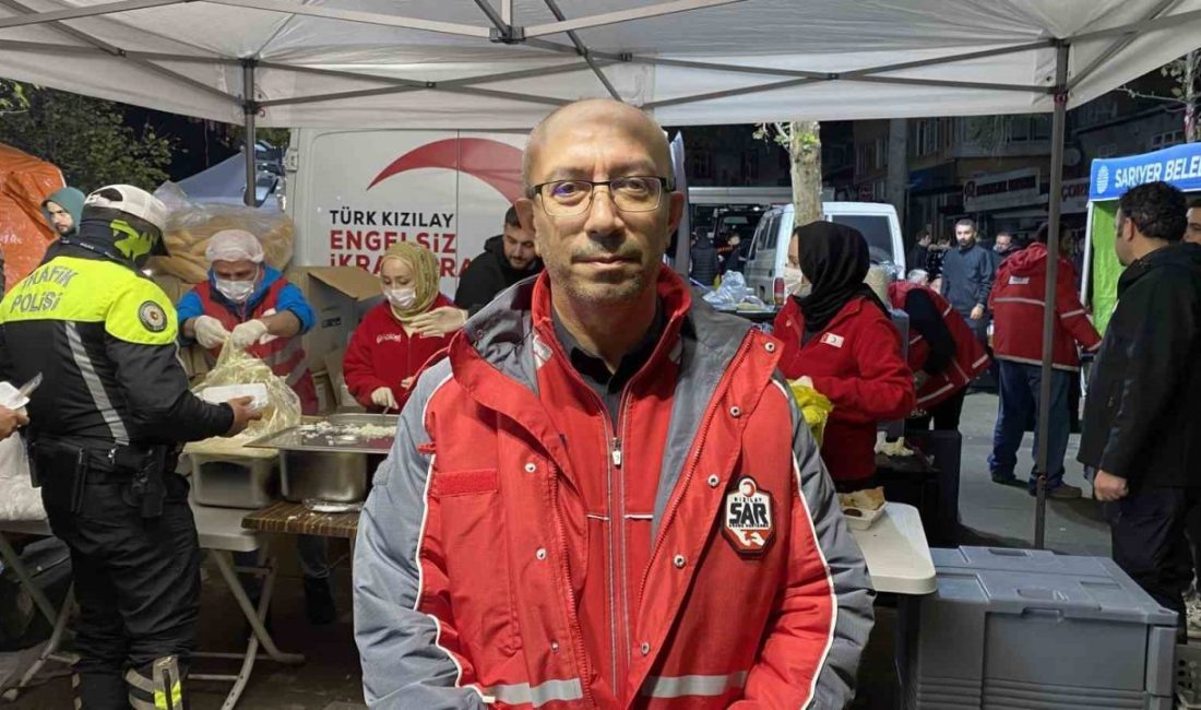 İstanbul’da sel felaketinin yaşandığı Sarıyer ilçesinde sabahın erken saatlerinden gece