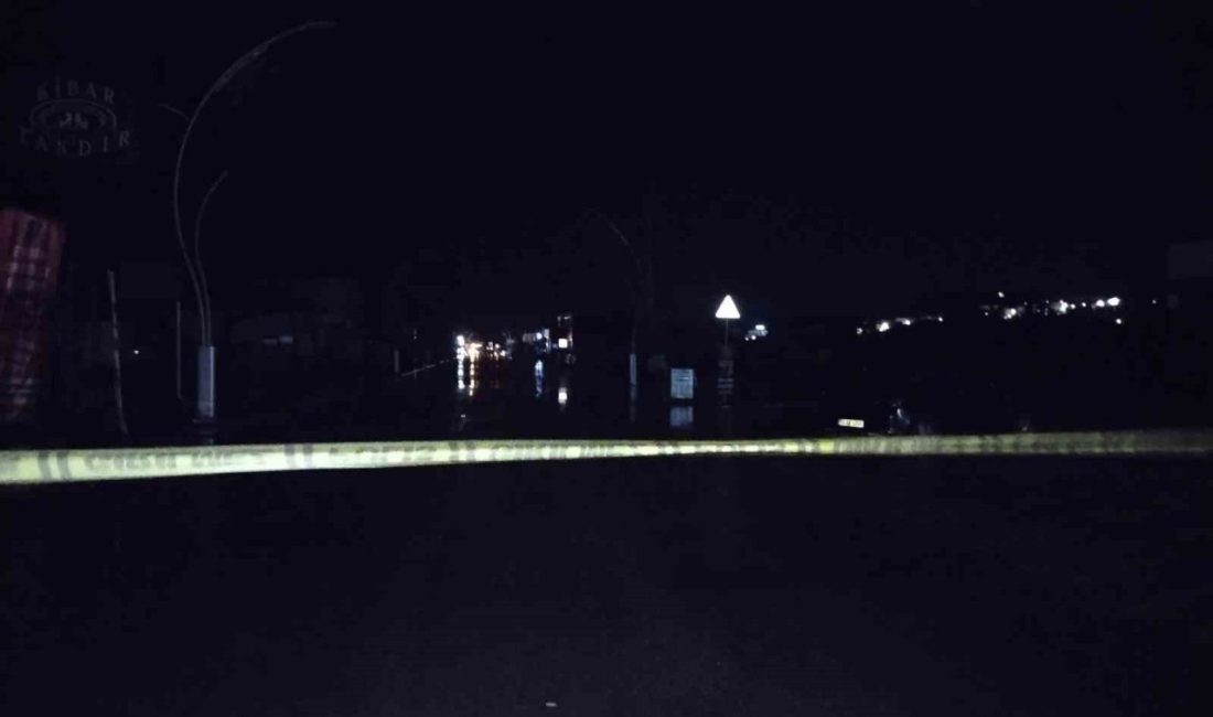 İstanbul’da etkili olan şiddetli yağış sonrasında Şile Ahmetli Mahallesi’nde bulunan