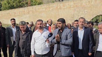 Diyarbakır’ın Çermik ilçesinde bulunan Sinek Çayına ilçenin 8 ayrı noktasından