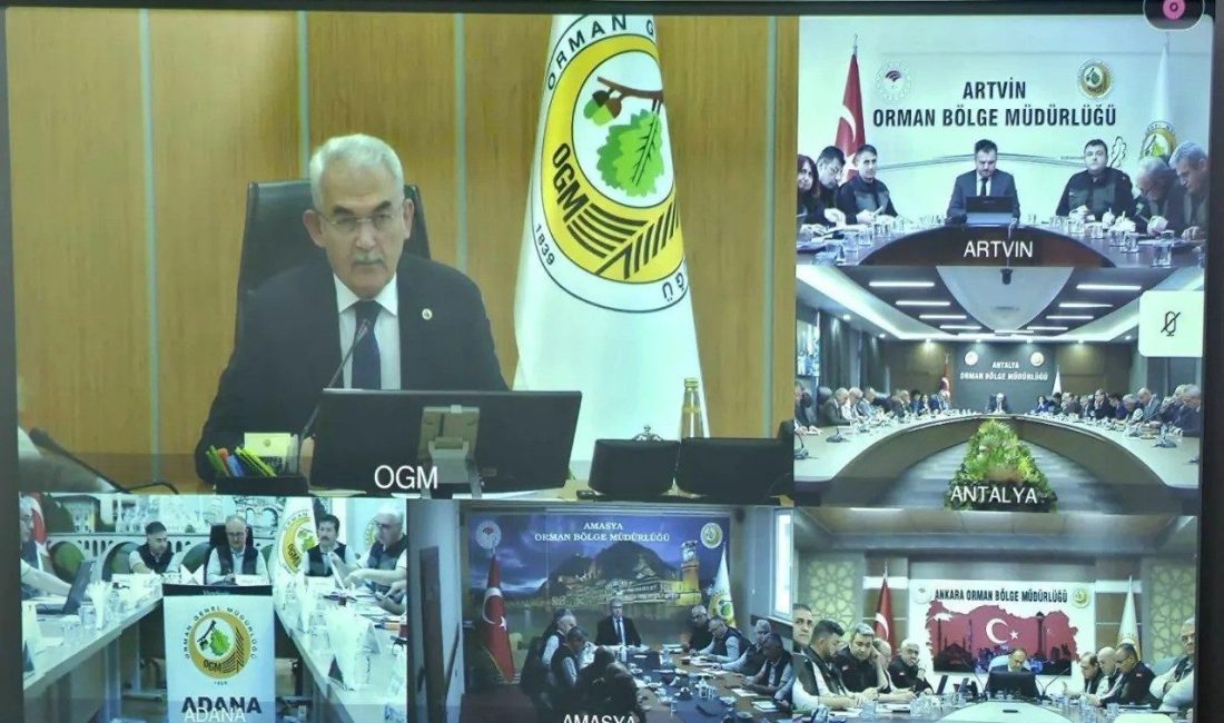 Orman Genel Müdürlüğü tarafından ekim ayı değerlendirme toplantısı, Orman Genel