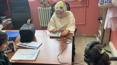 Şırnak’ın Uludere ilçesinde öğrencilerin işitme sağlığını korumak ve muhtemel işitme
