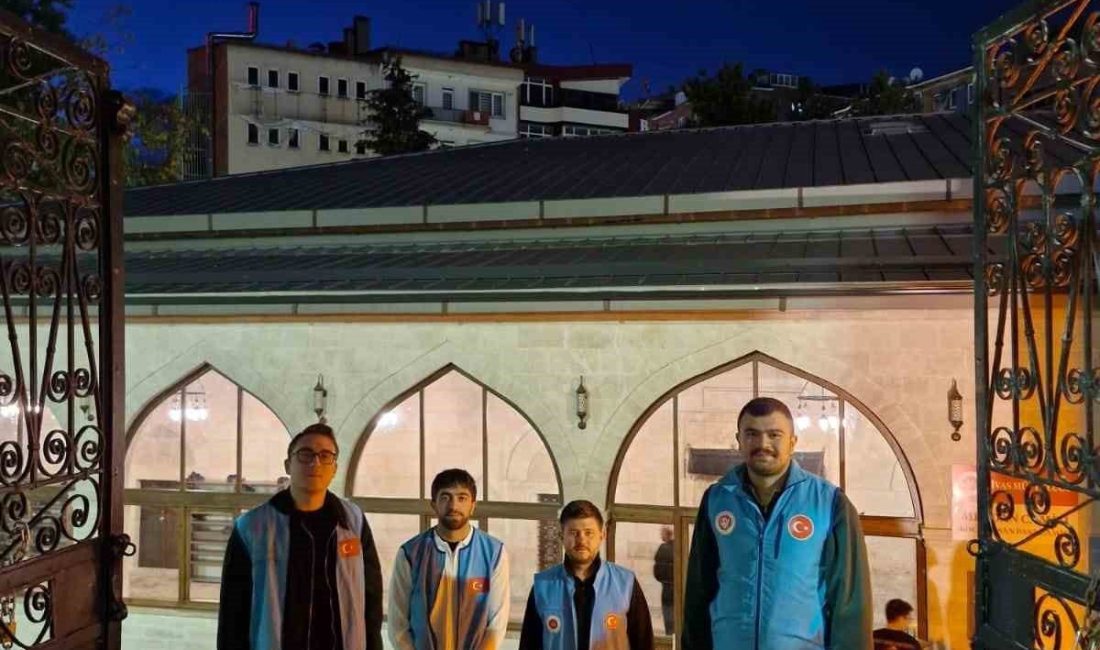 Sivas’ta üniversite öğrencileri, Ahilik kültürünü yaşatmak amacıyla sabah namazının ardından