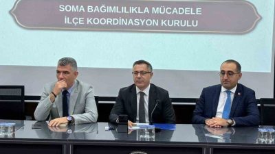 Manisa’nın Soma ilçesinde Bağımlılıkla Mücadele İlçe Koordinasyon Kurulu Toplantısı gerçekleştirildi.