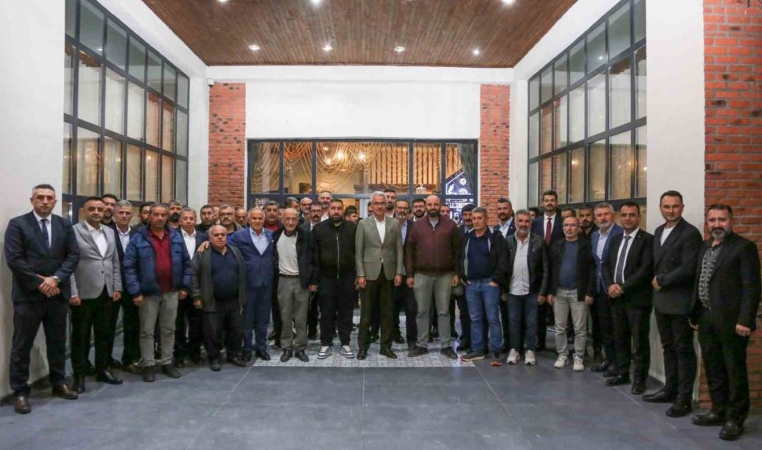 Sivas Ticaret ve Sanayi Odası Başkanı Zeki Özdemir, Kangal’da üyeleriyle