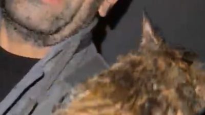 Arnavutköy’de şiddetli yağış sırasında su dolan okul lojmanında mahsur kalan