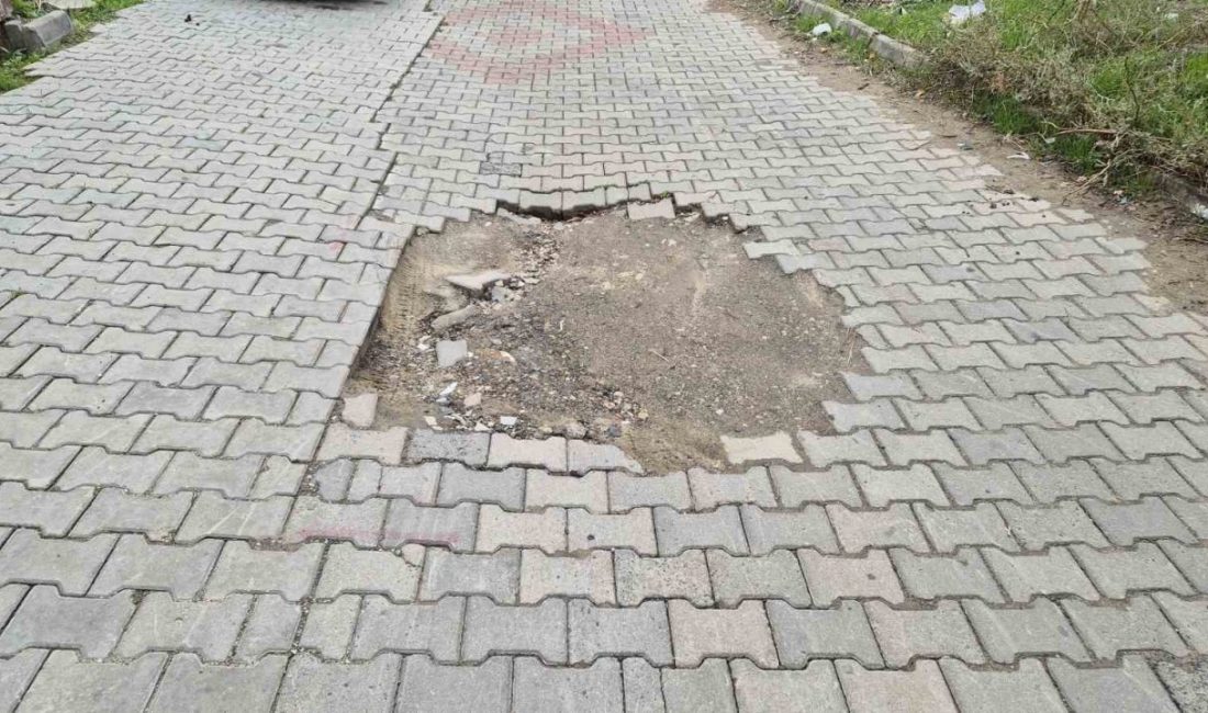 Tekirdağ’ın Süleymanpaşa ilçesinde yollardaki bozulmalar nedeniyle araçlarının zarar gördüğünü belirten