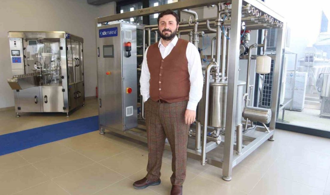 STK Makina Yönetim Kurulu Başkanı Sabri Tecelli, süt ürünleri üretiminde