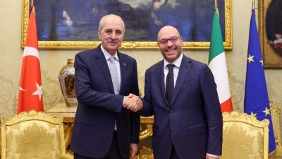 Türkiye Büyük Millet Meclisi (TBMM) Başkanı Numan Kurtulmuş, Avrupa Parlamento