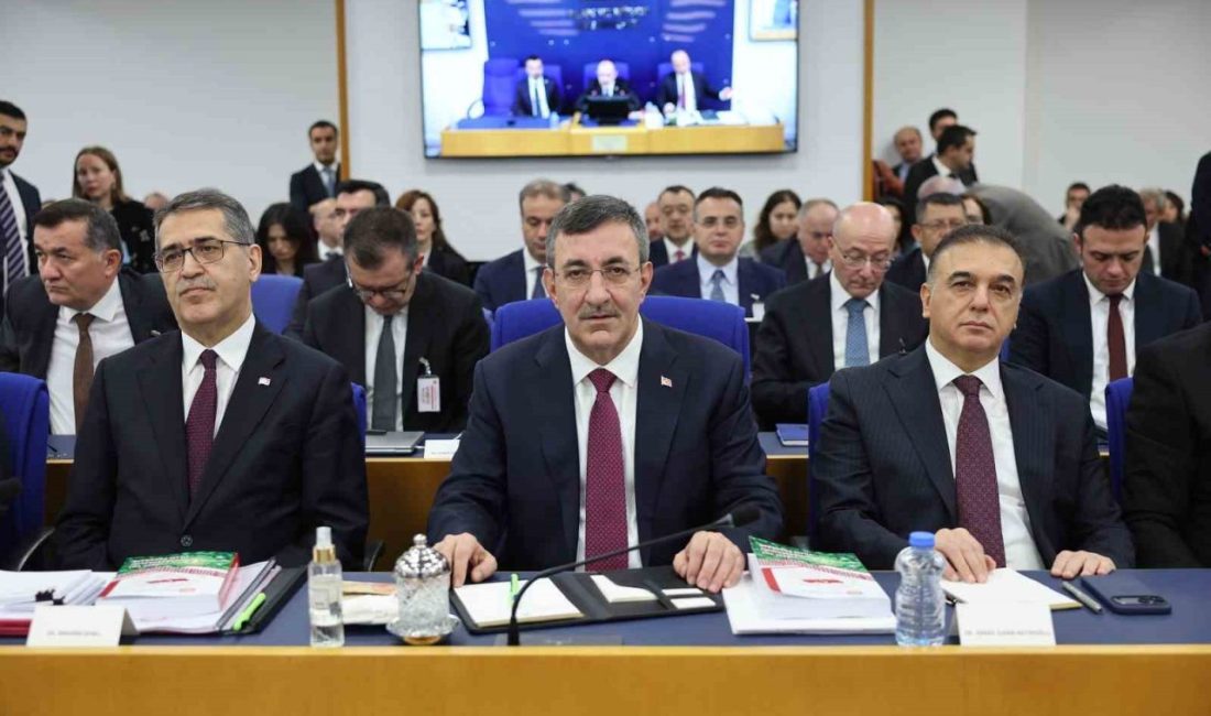 Cumhurbaşkanı Yardımcısı Cevdet Yılmaz’ın katılımıyla toplanan TBMM Plan ve Bütçe