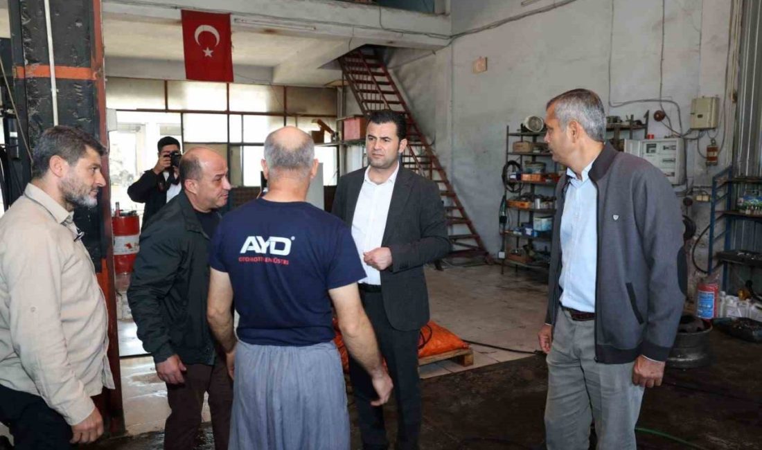Mersin’de etkili olan sağanak yağış nedeniyle zarar gören Tırmıl Sanayi