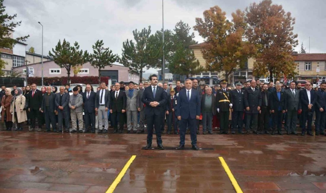 Kayseri’nin Tomarza ilçesinde 29 Ekim Cumhuriyet Bayramı’nın 103. yıl dönümü