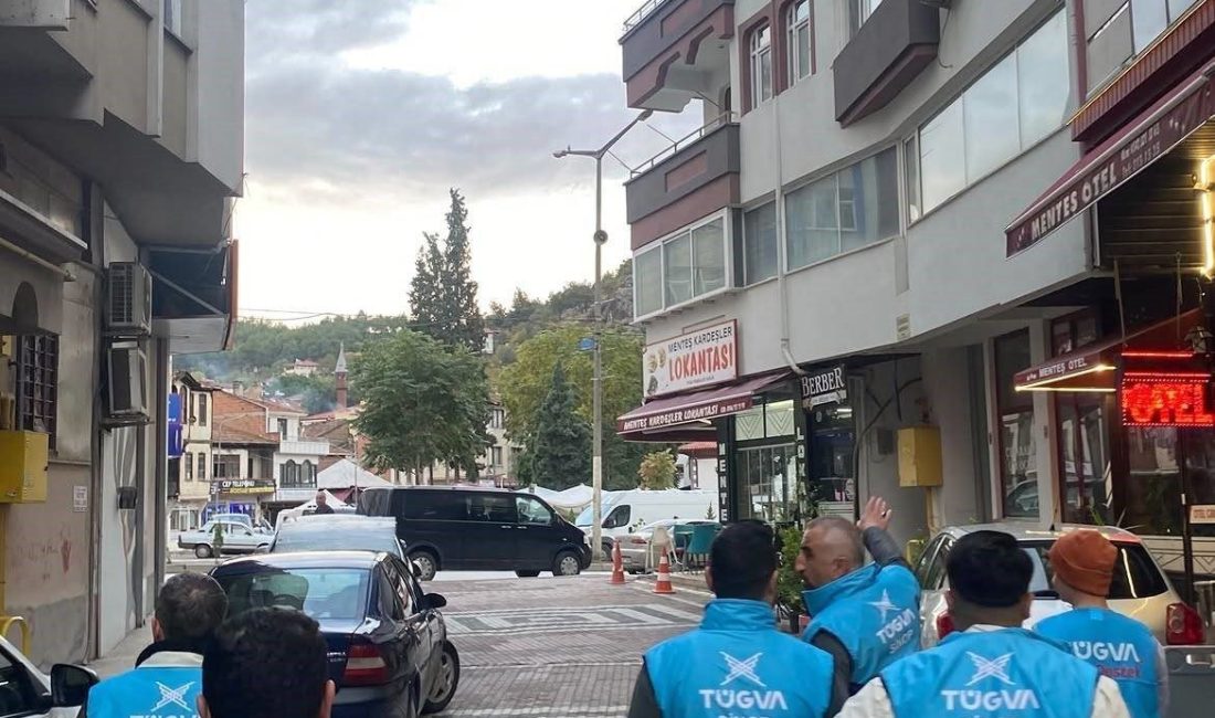 Türkiye Gençlik Vakfı (TÜGVA) Boyabat İlçe Temsilciliği, sabahın erken saatlerinde