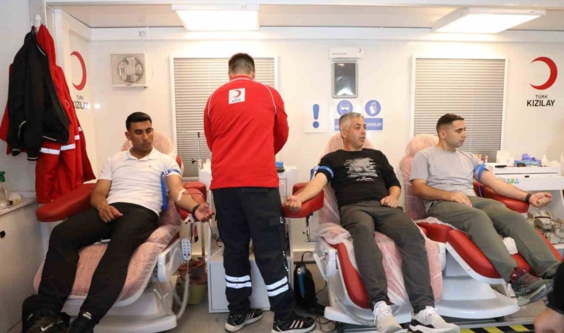 Türk Kızılay Tunceli tarafından başlatılan kan bağışı seferberliği Tunceli’de kurum,