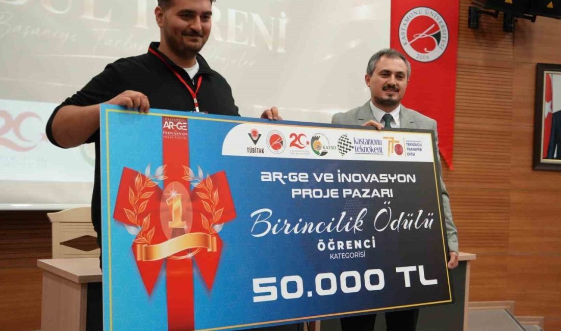 Kastamonu Üniversitesi tarafından üç kategoride düzenlenen Ar-Ge ve İnovasyon Proje