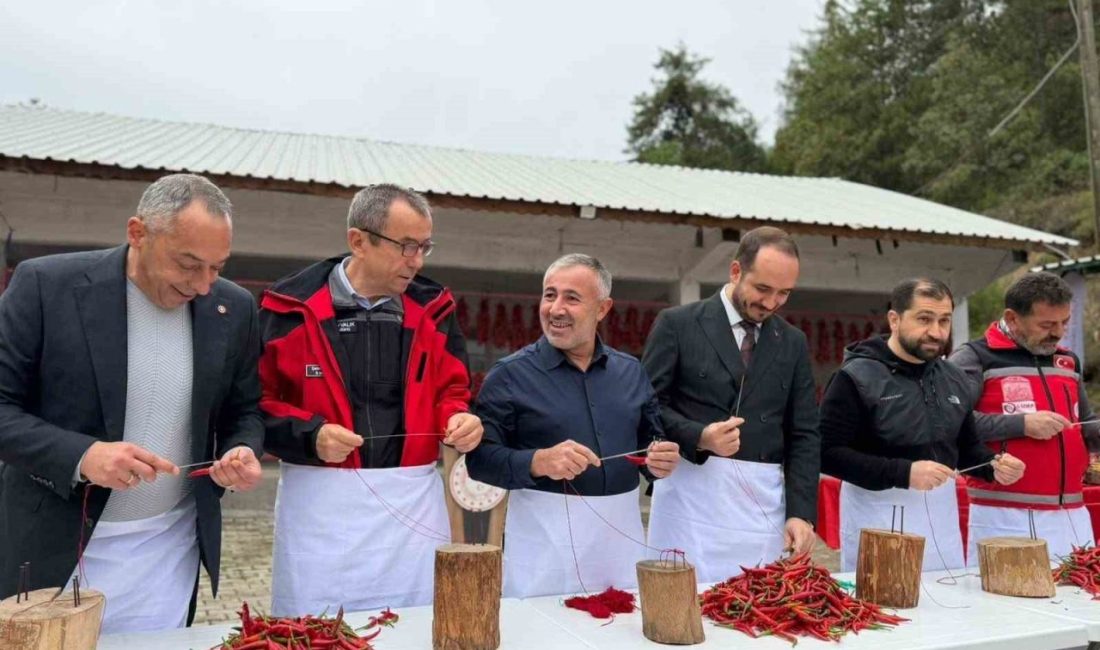 Bilecik’te bu yıl 5’incisi düzenlenen Çukurören Biber Festivali’nde düzenlenen acı