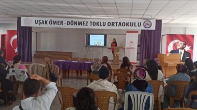 Uşak İl Tarım ve Orman Müdürlüğü personelleri tarafından okul kantini