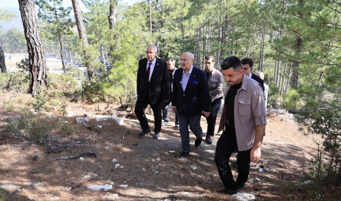 Denizli Valisi Yavuz Selim Köşger, Çameli ziyareti kapsamında ilçede yapımı