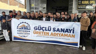 Adıyaman’da 6 Şubat depremlerinin ardından iş yeri sıkıntısı yaşayan sanayi