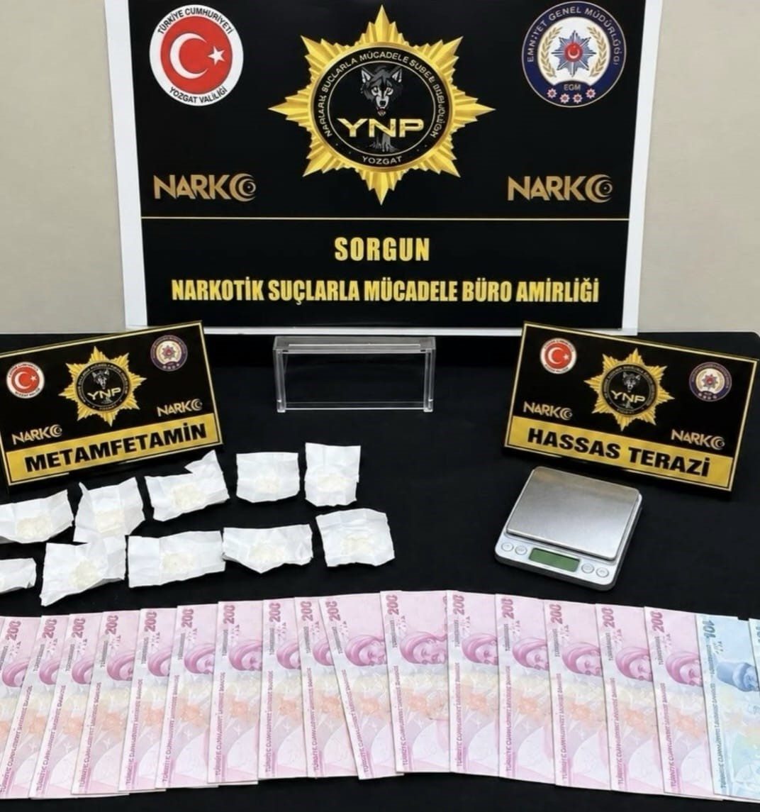 Yozgat’ın Sorgun ilçesinde düzenlenen uyuşturucu operasyonunda 1 kişi tutuklandı. Yozgat