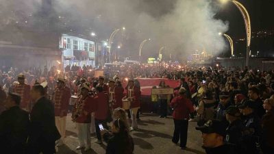 Zonguldak’ta 29 Ekim Cumhuriyet Bayramı’nın 103. yıl dönümü dolayısıyla düzenlenen