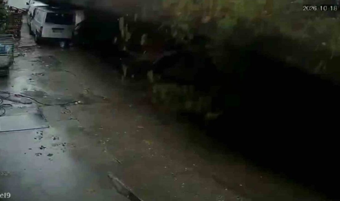 Zonguldak’ta 18 Ekim’de etkili olan yağışların ardından bir istinat duvarının